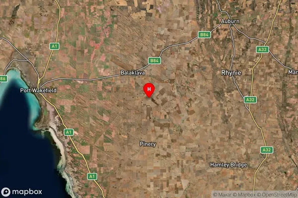 Hoskin Corner,South Australia Satellite Map