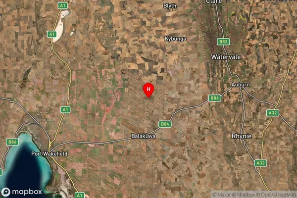 Watchman,South Australia Satellite Map