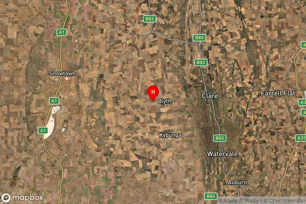 Blyth,South Australia Satellite Map