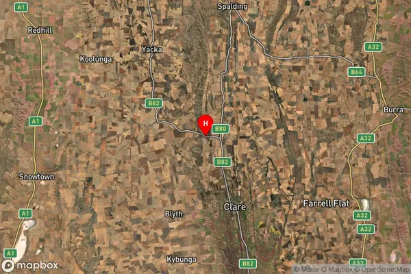 Bungaree,South Australia Satellite Map