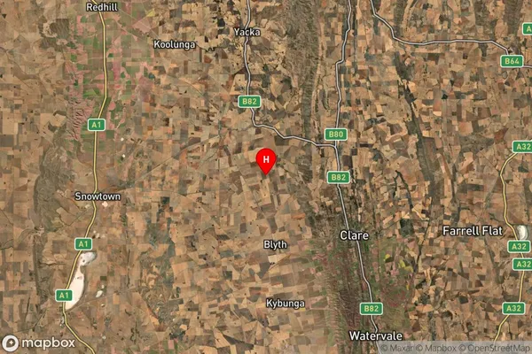 Hart,South Australia Satellite Map