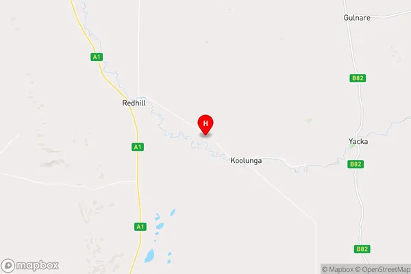 Koolunga,South Australia Area Map