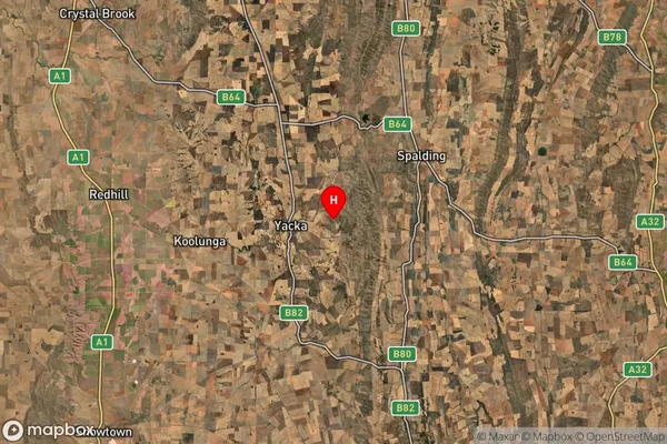 Yacka,South Australia Satellite Map