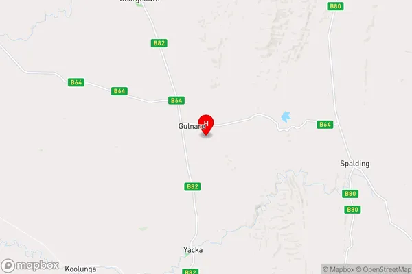 Gulnare,South Australia Area Map