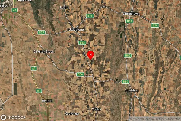 Georgetown,South Australia Satellite Map