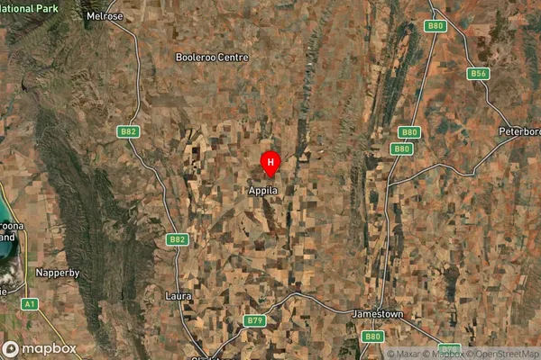 Appila,South Australia Satellite Map