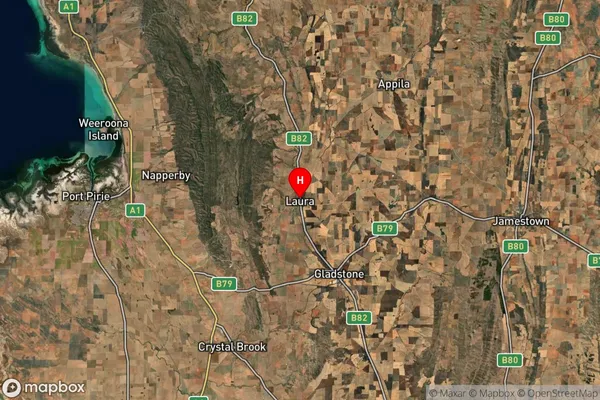 Laura,South Australia Satellite Map