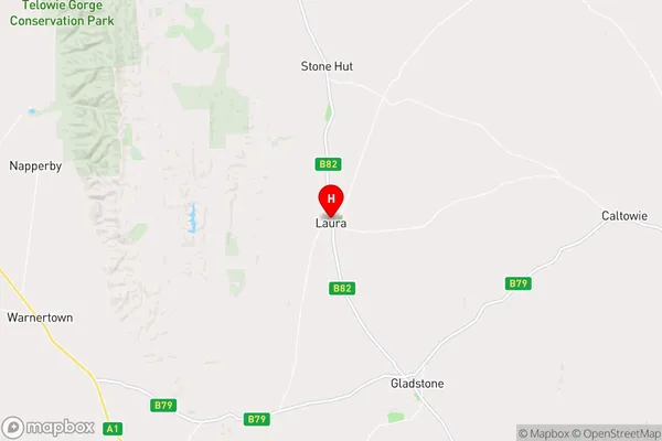 Laura,South Australia Area Map