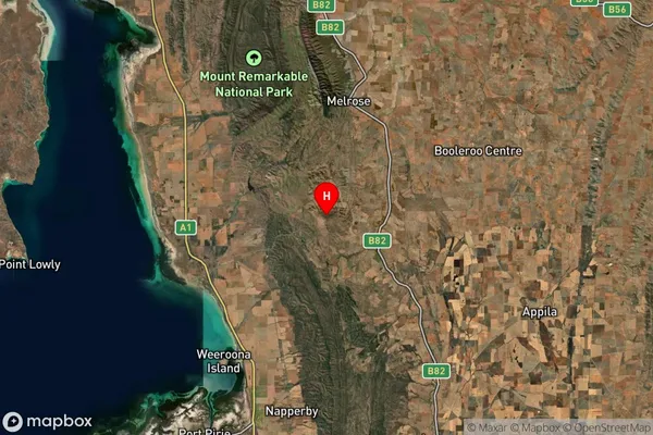 Bangor,South Australia Satellite Map