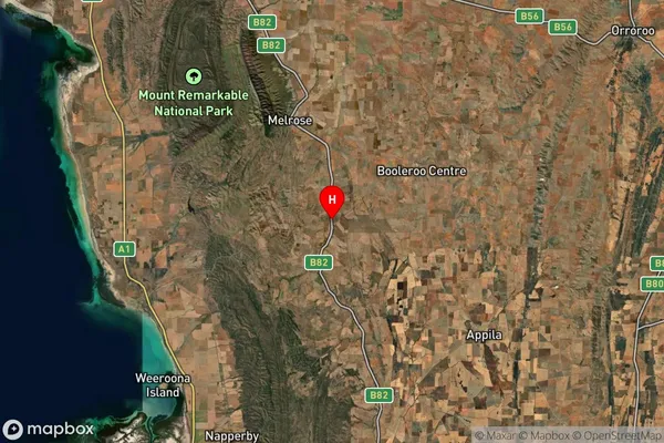 Murray Town,South Australia Satellite Map