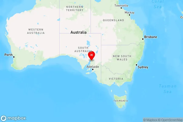 Murray Town,South Australia Region Map