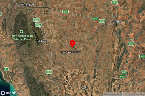 Booleroo Centre,South Australia Satellite Map