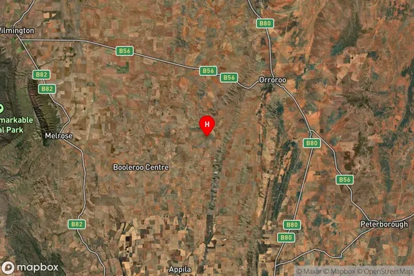 Wepowie,South Australia Satellite Map