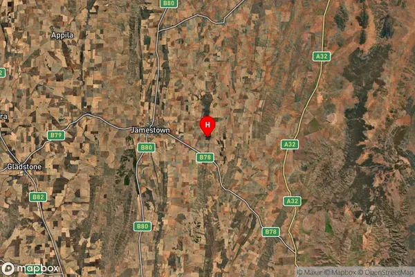 Belalie East,South Australia Satellite Map