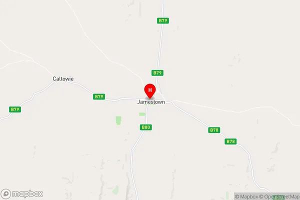 Jamestown,South Australia Area Map