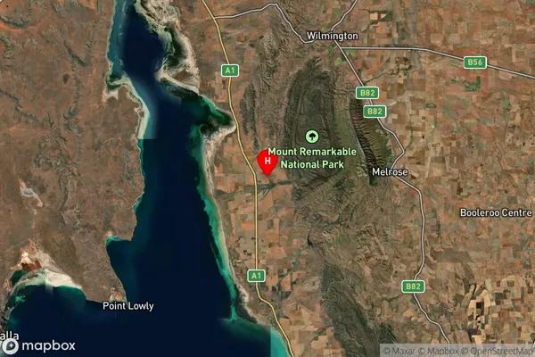 Mambray Creek,South Australia Satellite Map