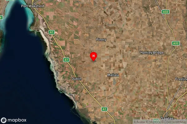 Calomba,South Australia Satellite Map