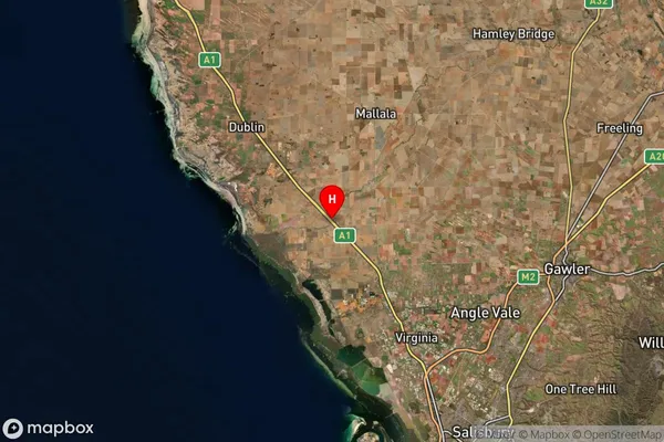 Lower Light,South Australia Satellite Map