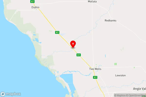 Lower Light,South Australia Area Map