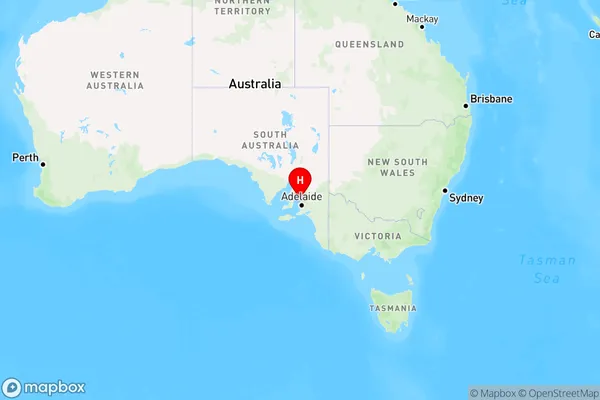 Lower Light,South Australia Region Map