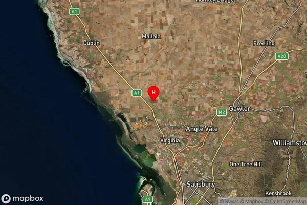 Two Wells,South Australia Satellite Map