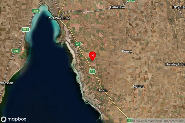 Wild Horse Plains,South Australia Satellite Map