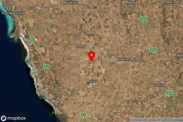 Grace Plains,South Australia Satellite Map