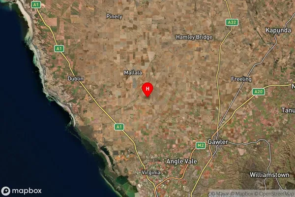 Redbanks,South Australia Satellite Map