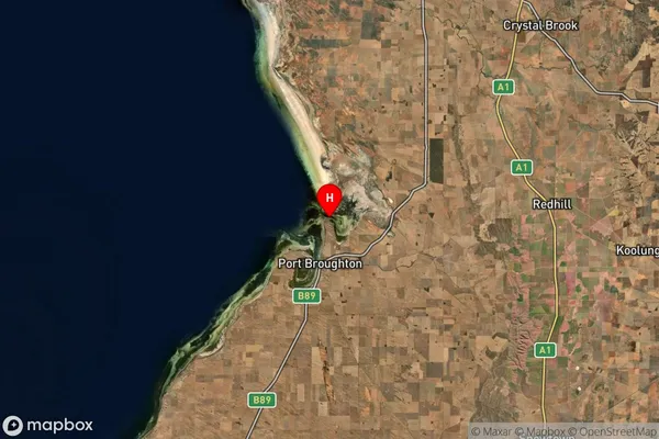 Fisherman Bay,South Australia Satellite Map