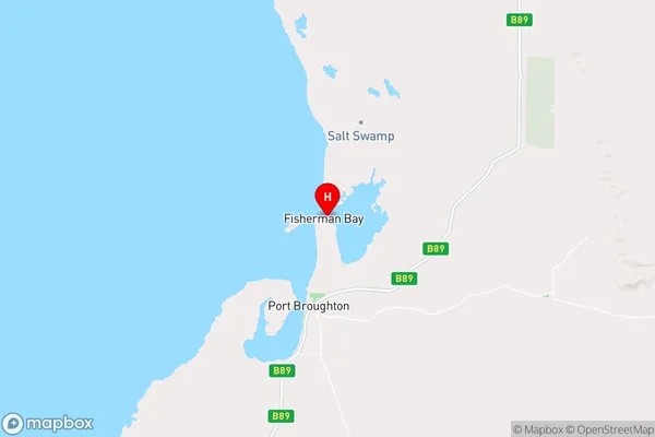 Fisherman Bay,South Australia Area Map