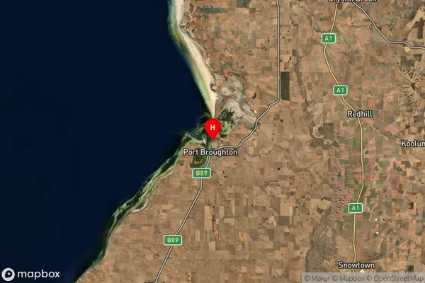 Port Broughton,South Australia Satellite Map