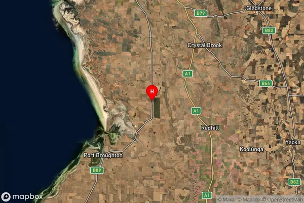 Clements Gap,South Australia Satellite Map