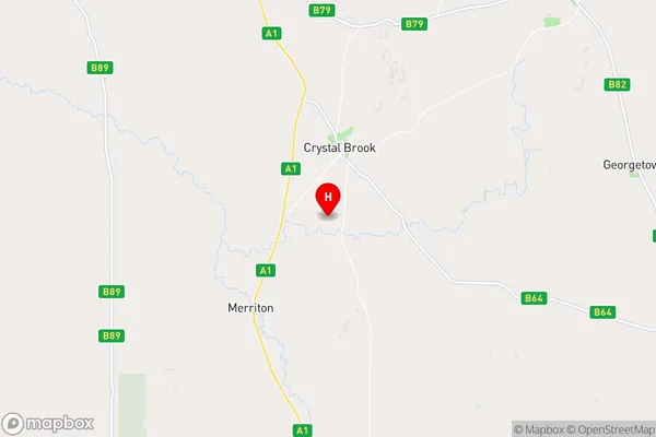 Crystal Brook,South Australia Area Map