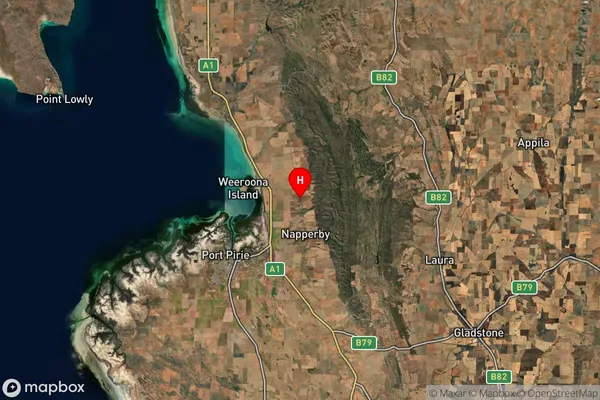 Nelshaby,South Australia Satellite Map