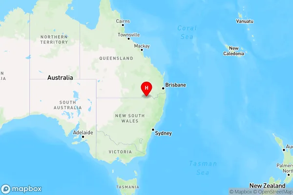 Tulloona,New South Wales Region Map