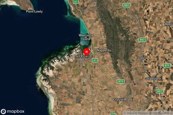 Solomontown,South Australia Satellite Map