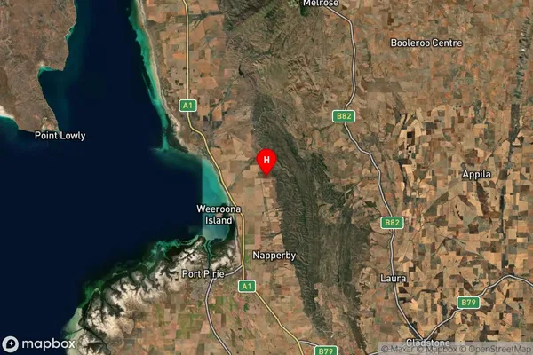 Telowie,South Australia Satellite Map