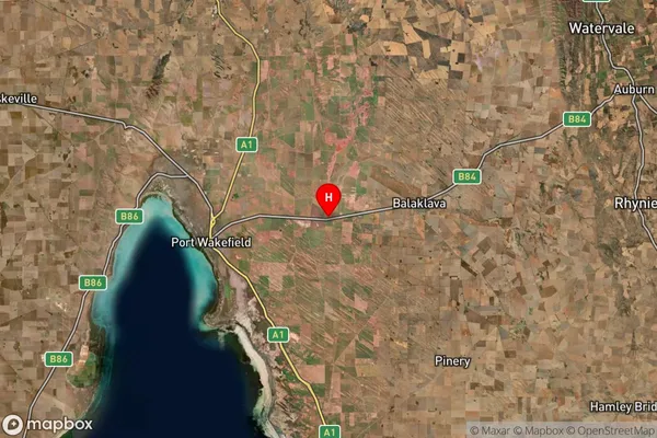 Bowmans,South Australia Satellite Map