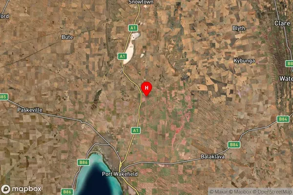 Nantawarra,South Australia Satellite Map