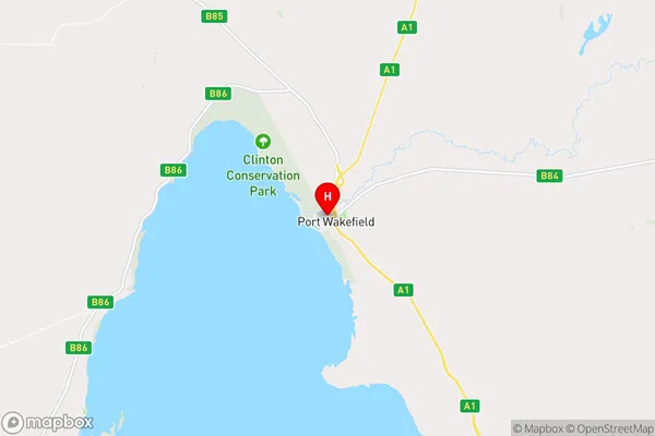 Port Wakefield,South Australia Area Map