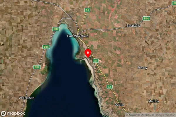 Proof Range,South Australia Satellite Map