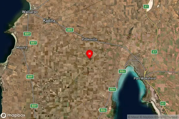 Kainton,South Australia Satellite Map