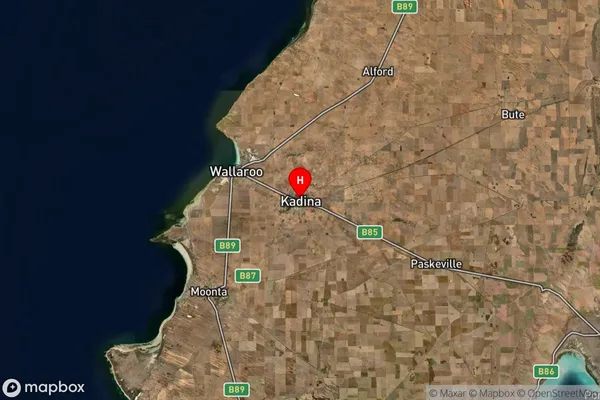 Kadina,South Australia Satellite Map