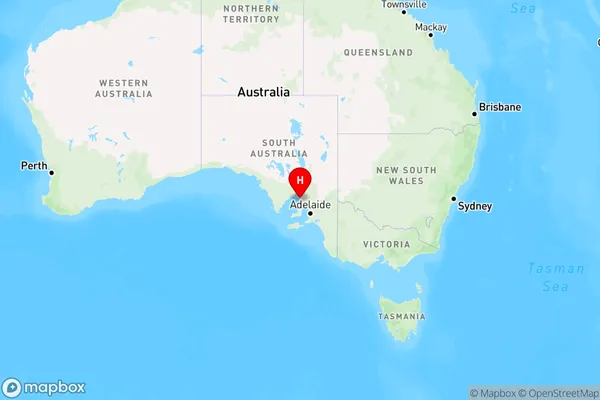 New Town,South Australia Region Map