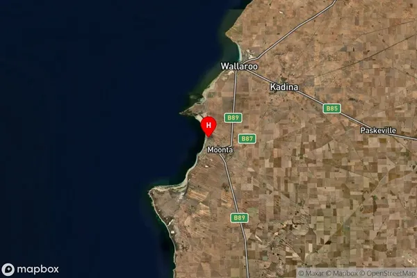 Moonta Bay,South Australia Satellite Map