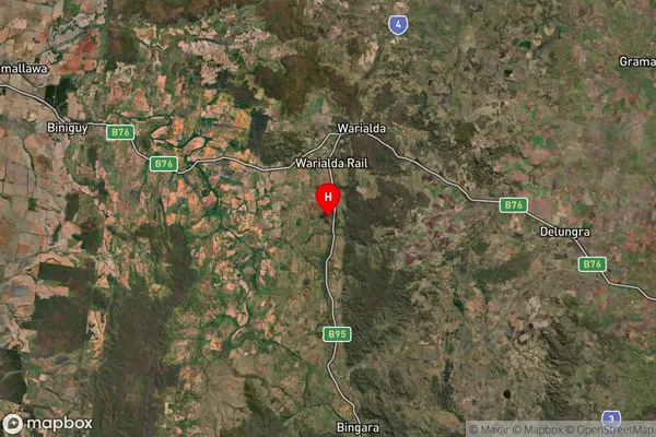 Warialda Rail,New South Wales Satellite Map