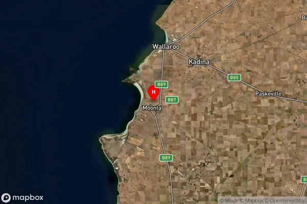 North Moonta,South Australia Satellite Map