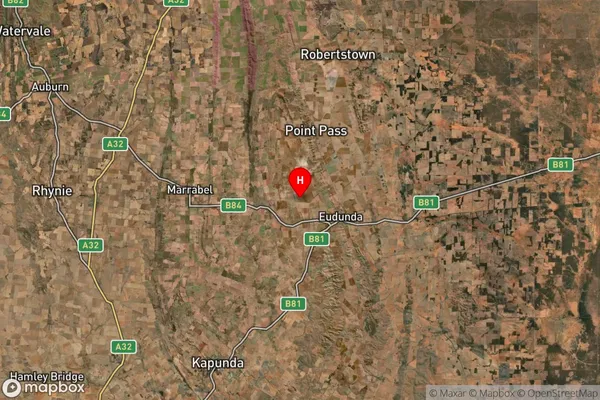 Hampden,South Australia Satellite Map