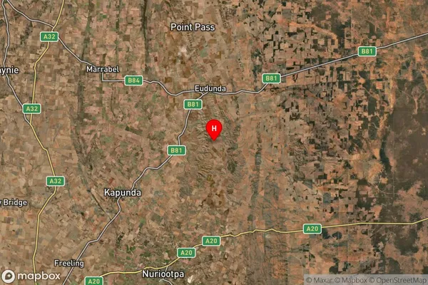 Hansborough,South Australia Satellite Map