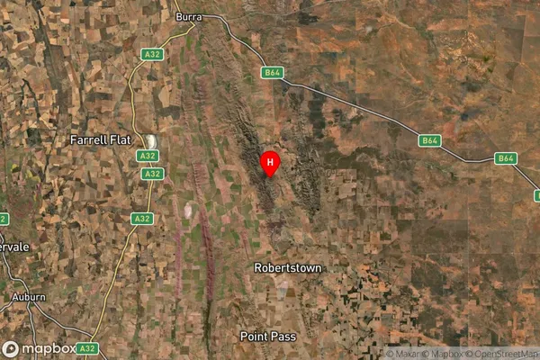 Halleluja Hills,South Australia Satellite Map